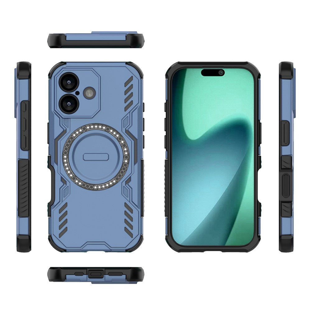 Capa MagSafe para Apple iPhone 17, Techsuit, ArmorMag, Azul
