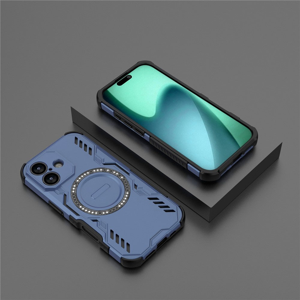 Capa MagSafe para Apple iPhone 17, Techsuit, ArmorMag, Azul