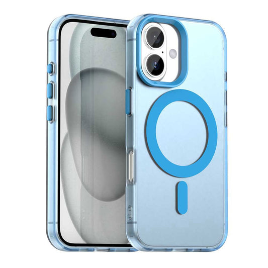 Capa MagSafe para Apple iPhone 17, Techsuit, CandyCase, Azul