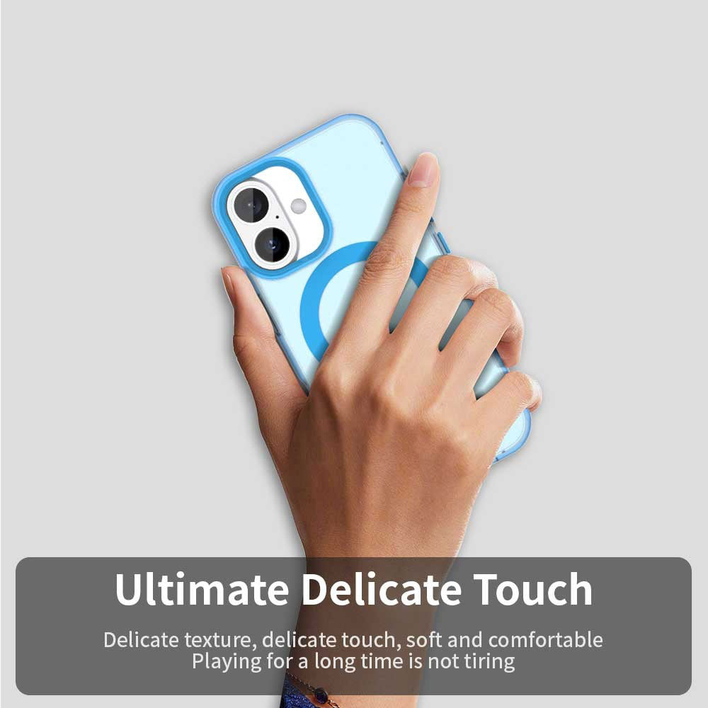 Capa MagSafe para Apple iPhone 17, Techsuit, CandyCase, Azul