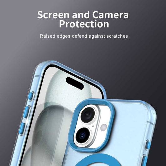 Capa MagSafe para Apple iPhone 17, Techsuit, CandyCase, Azul