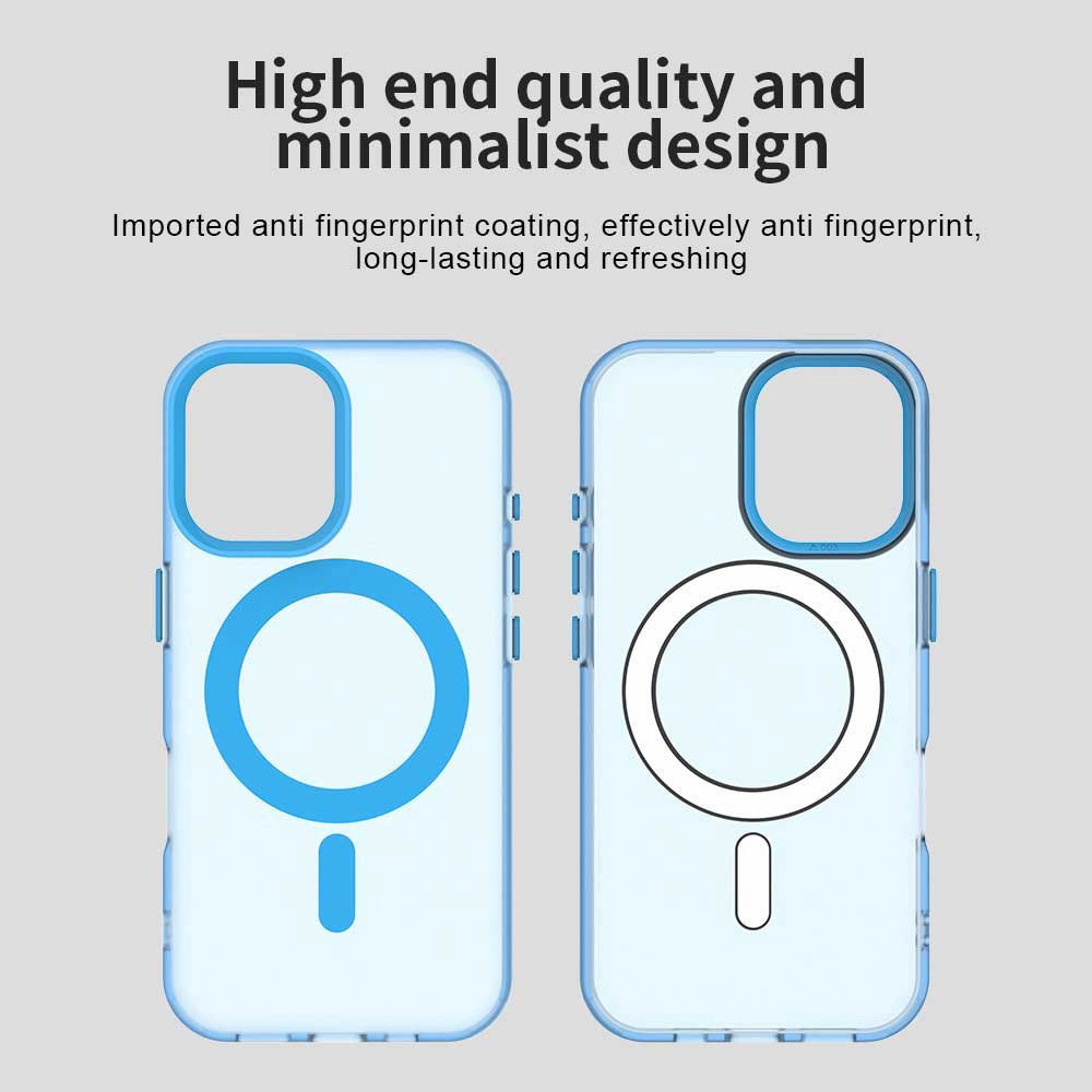 Capa MagSafe para Apple iPhone 17, Techsuit, CandyCase, Azul