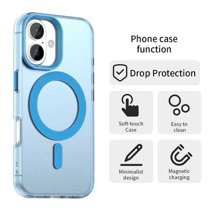 Capa MagSafe para Apple iPhone 17, Techsuit, CandyCase, Azul