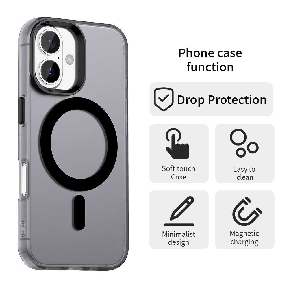 Capa MagSafe para Apple iPhone 17, Techsuit, CandyCase, Preta