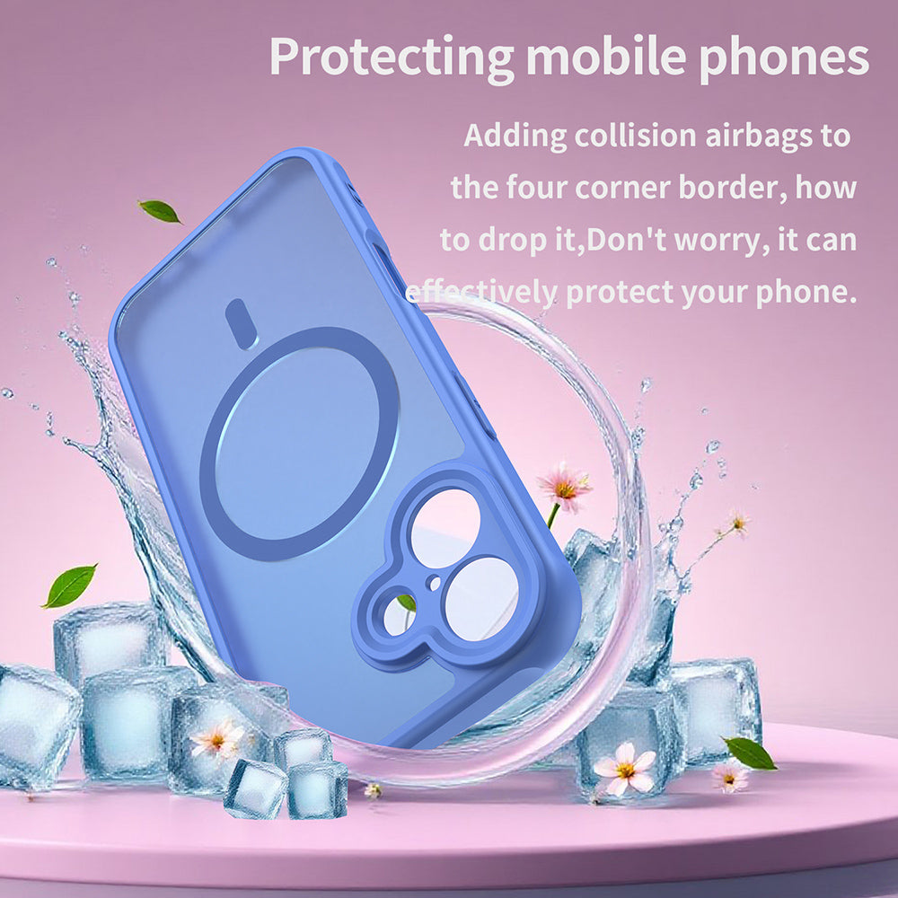 Capa MagSafe para Apple iPhone 17, Techsuit, HaloFrost II, Azul