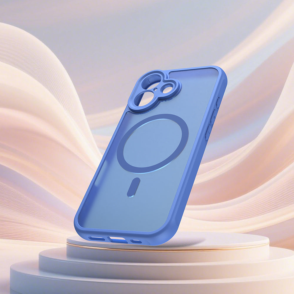 Capa MagSafe para Apple iPhone 17, Techsuit, HaloFrost II, Azul