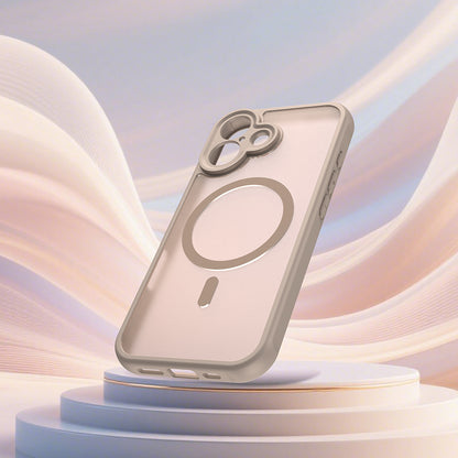 Capa MagSafe para Apple iPhone 17, Techsuit, HaloFrost II, Dourada