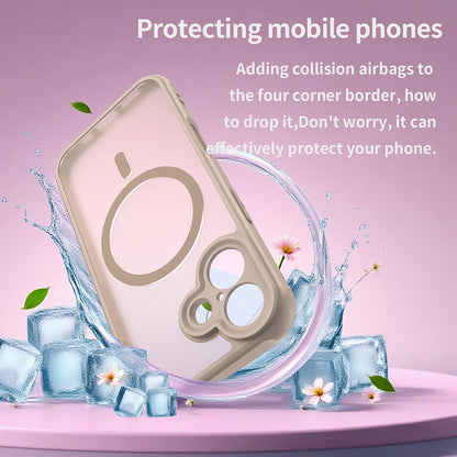 Capa MagSafe para Apple iPhone 17, Techsuit, HaloFrost II, Dourada