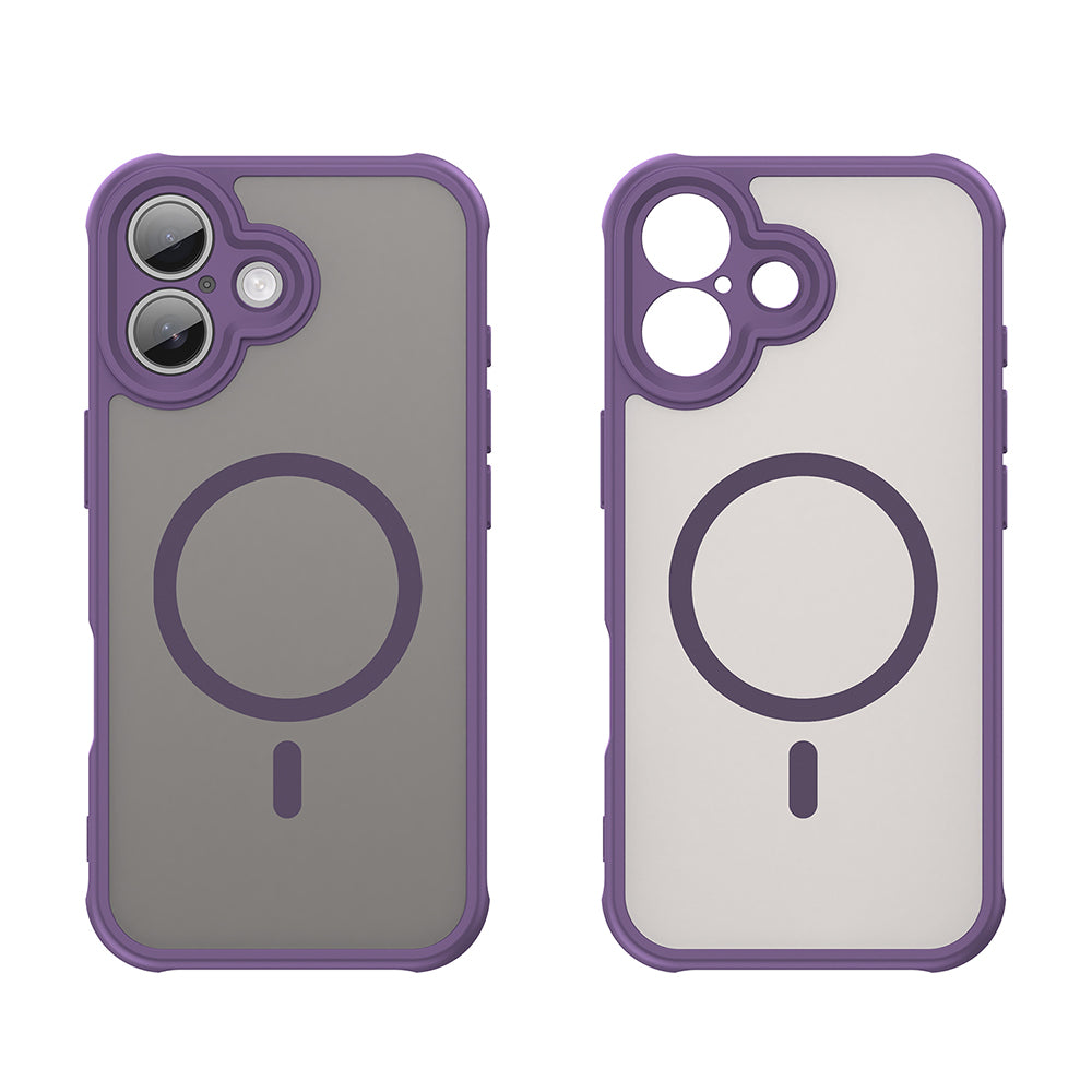 Capa MagSafe para Apple iPhone 17, Techsuit, HaloFrost II, Roxo