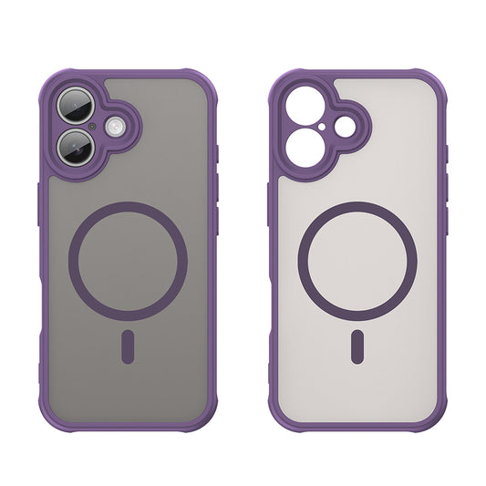 Capa MagSafe para Apple iPhone 17, Techsuit, HaloFrost II, Roxo