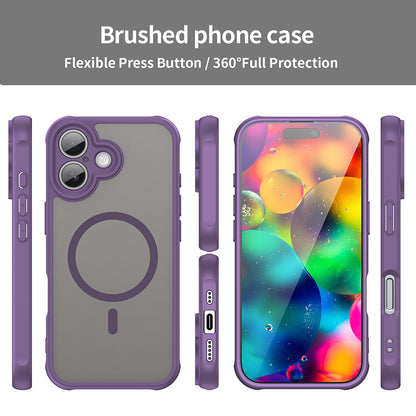 Capa MagSafe para Apple iPhone 17, Techsuit, HaloFrost II, Roxo