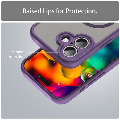 Capa MagSafe para Apple iPhone 17, Techsuit, HaloFrost II, Roxo