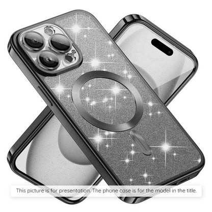 Capa MagSafe para Apple iPhone 17, Techsuit, Luxury Glitter, Preta