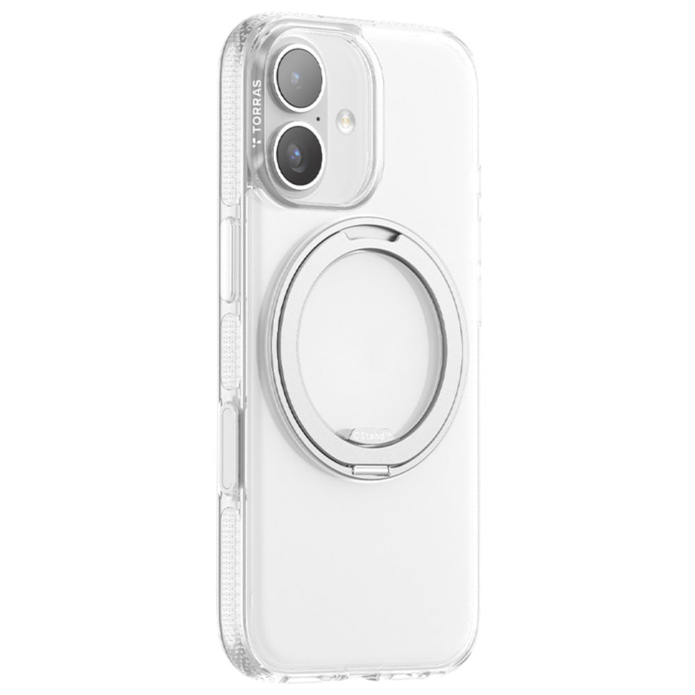 Capa MagSafe para Apple iPhone 17, Torras, Ostand R Fitness, Transparente