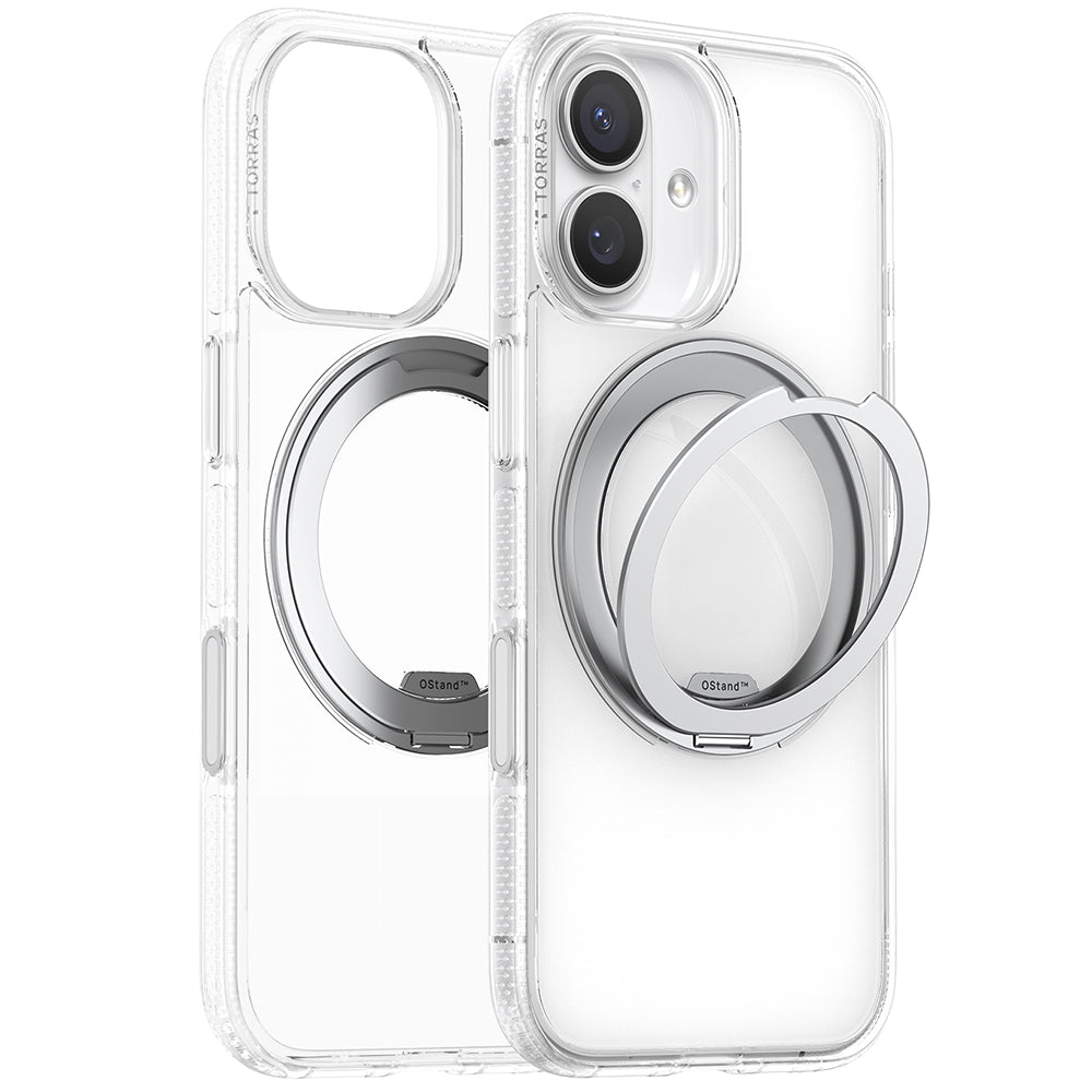 Capa MagSafe para Apple iPhone 17, Torras, Ostand R Fitness, Transparente