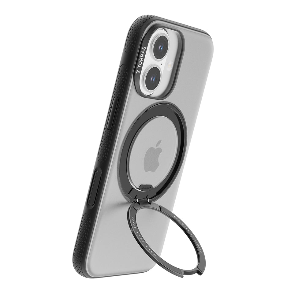 Capa MagSafe para Apple iPhone 17, Torras, Ostand R Fitness, Transparente