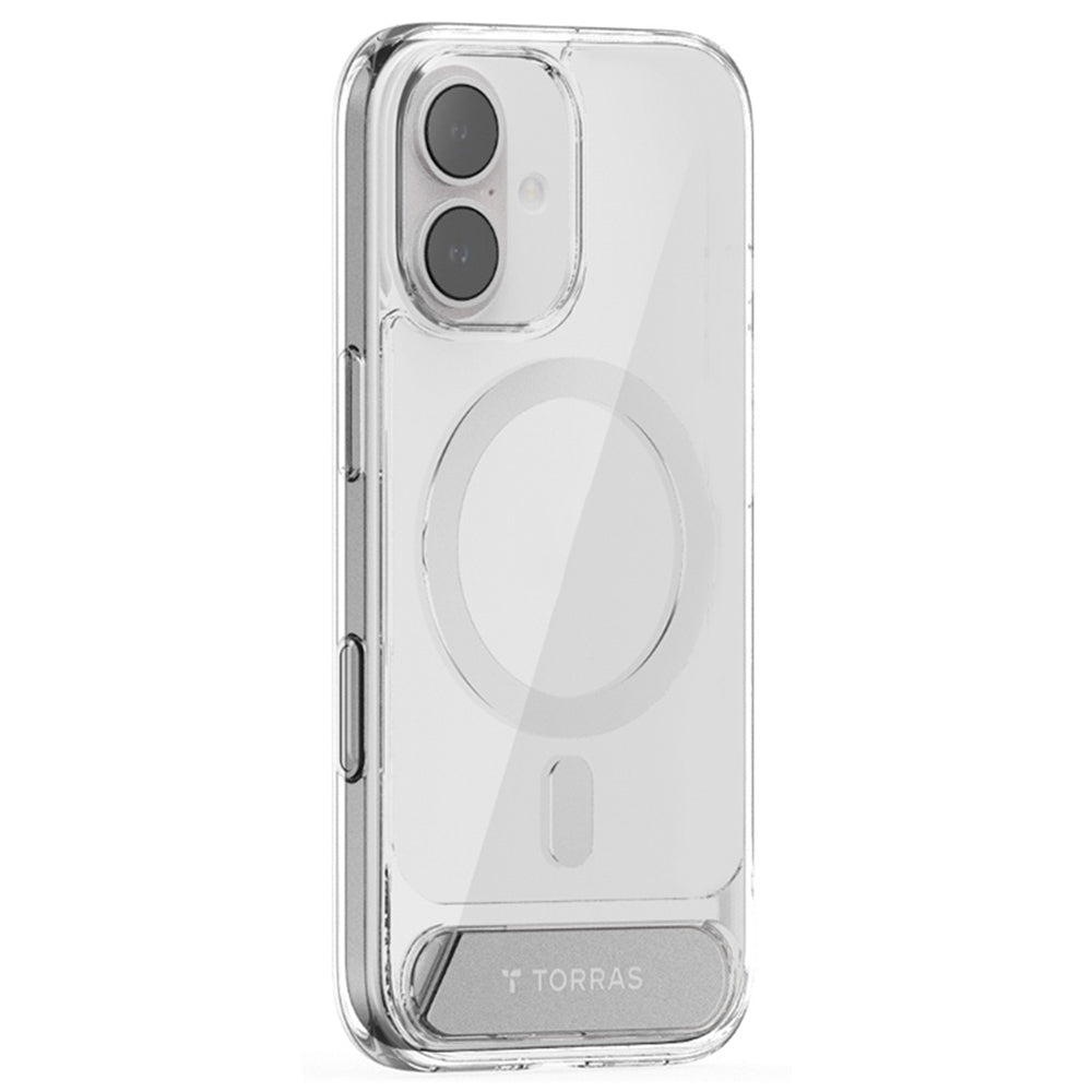 Capa MagSafe para Apple iPhone 17, Torras, Pstand, Transparente