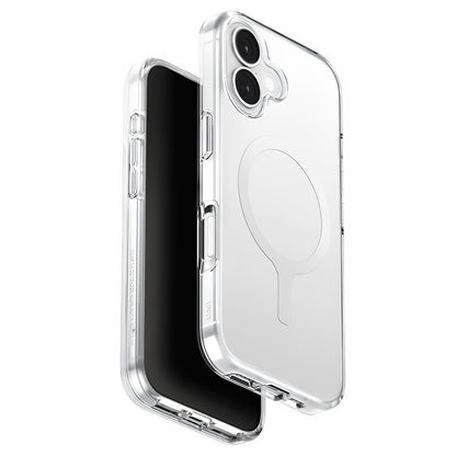 Capa MagSafe para Apple iPhone 17, UNIQ, Clario MagClick, Transparente