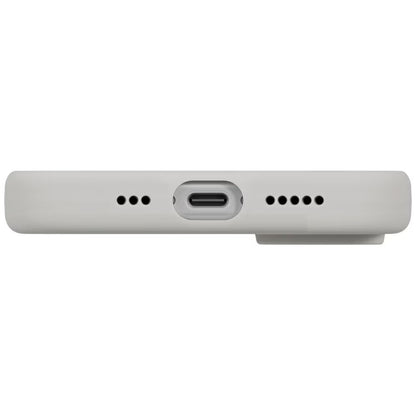 Capa MagSafe para Apple iPhone 17, UNIQ, Lino MagClick, Cinzento
