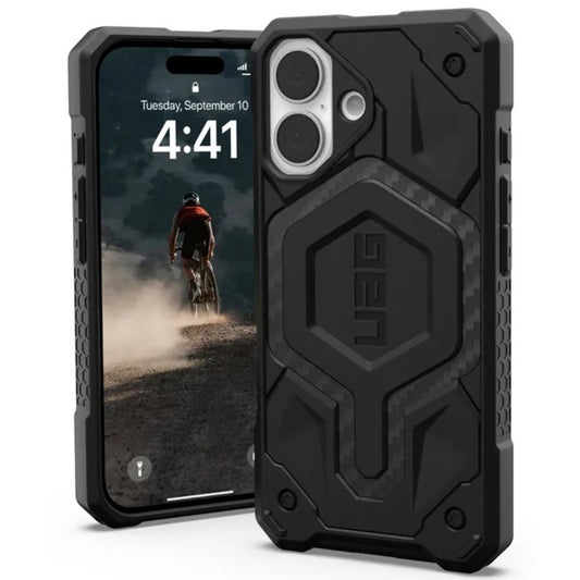 Capa MagSafe para Apple iPhone 17, Urban Armor Gear, Monarch Pro Carbon, Preta
