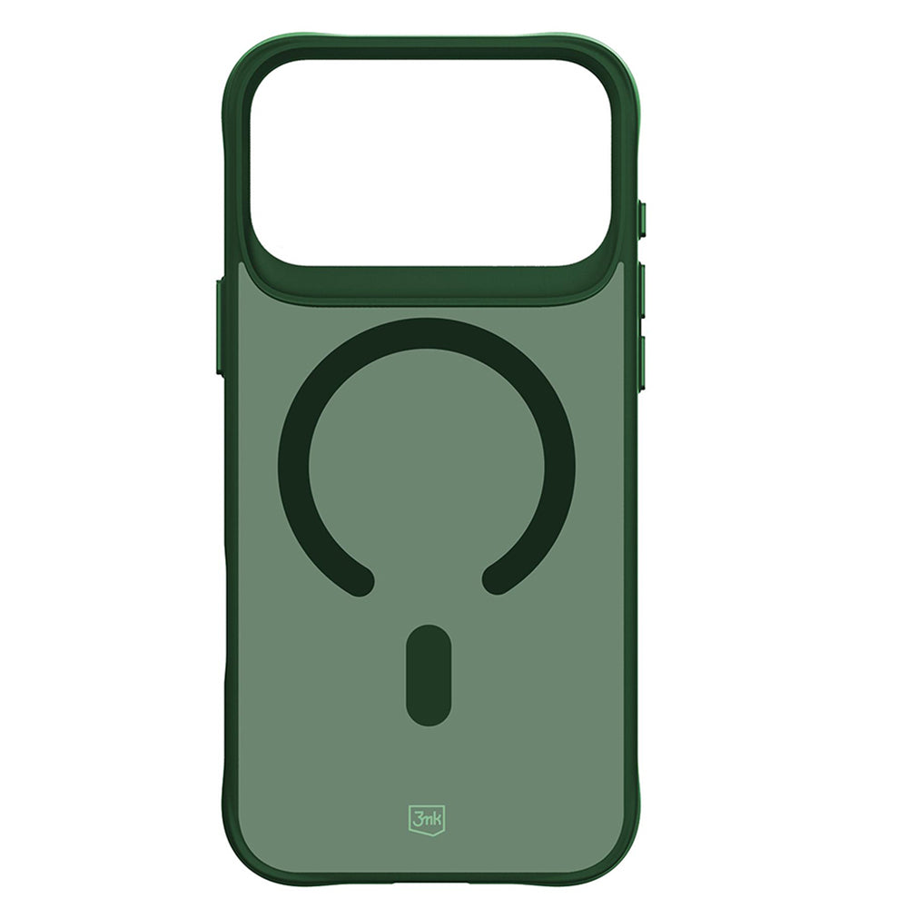 Capa MagSafe para Apple iPhone 18 Pro / 17 Pro, 3MK, Smoke MagCase, Verde