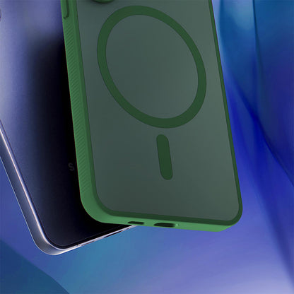 Capa MagSafe para Apple iPhone 18 Pro / 17 Pro, 3MK, Smoke MagCase, Verde