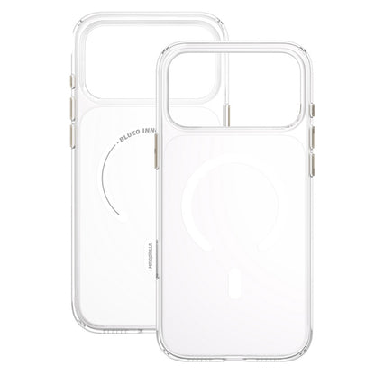 MagSafe Case for Apple iPhone 18 Pro / 17 Pro, Blueo, Crystal+ Anti-Drop, Transparent