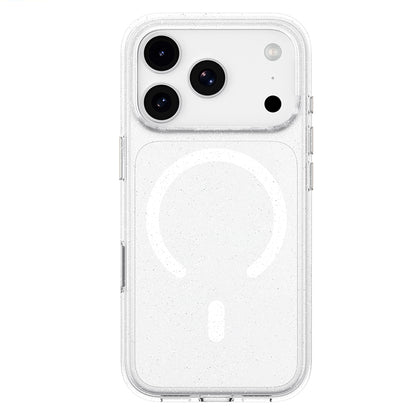 Capa MagSafe para Apple iPhone 18 Pro / 17 Pro, Blueo, Crystal Pro Anti-Drop Glitter, Transparente