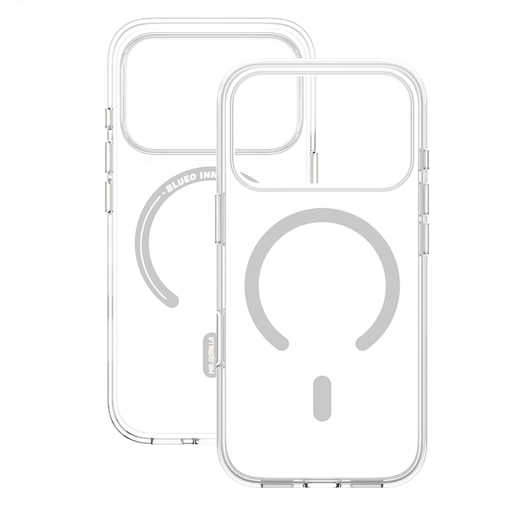 Capa MagSafe para Apple iPhone 18 Pro / 17 Pro, Blueo, Crystal Pro Anti-Drop, Transparente