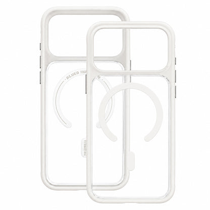 Capa MagSafe para Apple iPhone 18 Pro / 17 Pro, Blueo, Skin Friendly Anti-Drop, Branca Acetinada