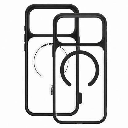 Capa MagSafe para Apple iPhone 18 Pro / 17 Pro, Blueo, Skin Friendly Anti-Drop, Preta Acetinada