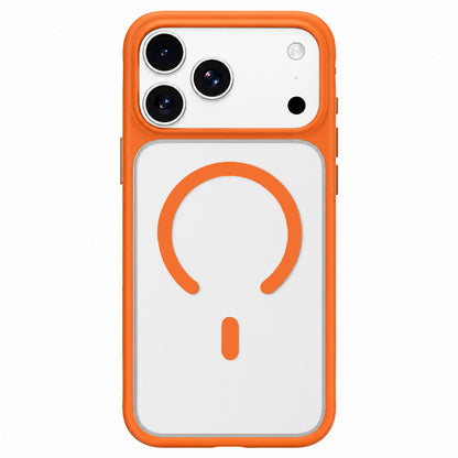 Capa MagSafe para Apple iPhone 18 Pro / 17 Pro, Blueo, suave para a pele e antiqueda, laranja acetinada