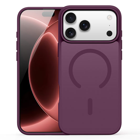 Capa MagSafe para Apple iPhone 18 Pro / 17 Pro, DUX DUCIS, Yind, cor de vinho escuro