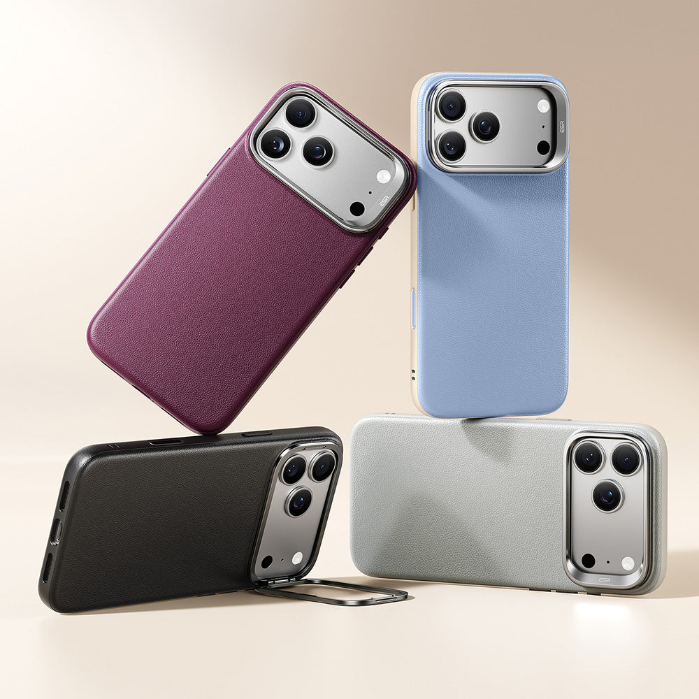 Capa MagSafe para Apple iPhone 18 Pro / 17 Pro, ESR, Atelier com Suporte, Preta