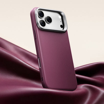 Capa MagSafe para Apple iPhone 18 Pro / 17 Pro, ESR, Atelier com Suporte, Vinho Escuro Satinado