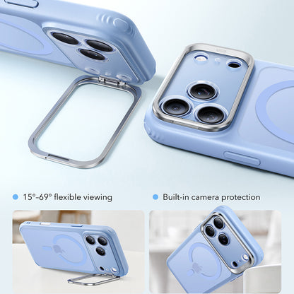 Capa MagSafe para Apple iPhone 18 Pro / 17 Pro, ESR, Classic Hybrid Kickstand, Azul Satinado