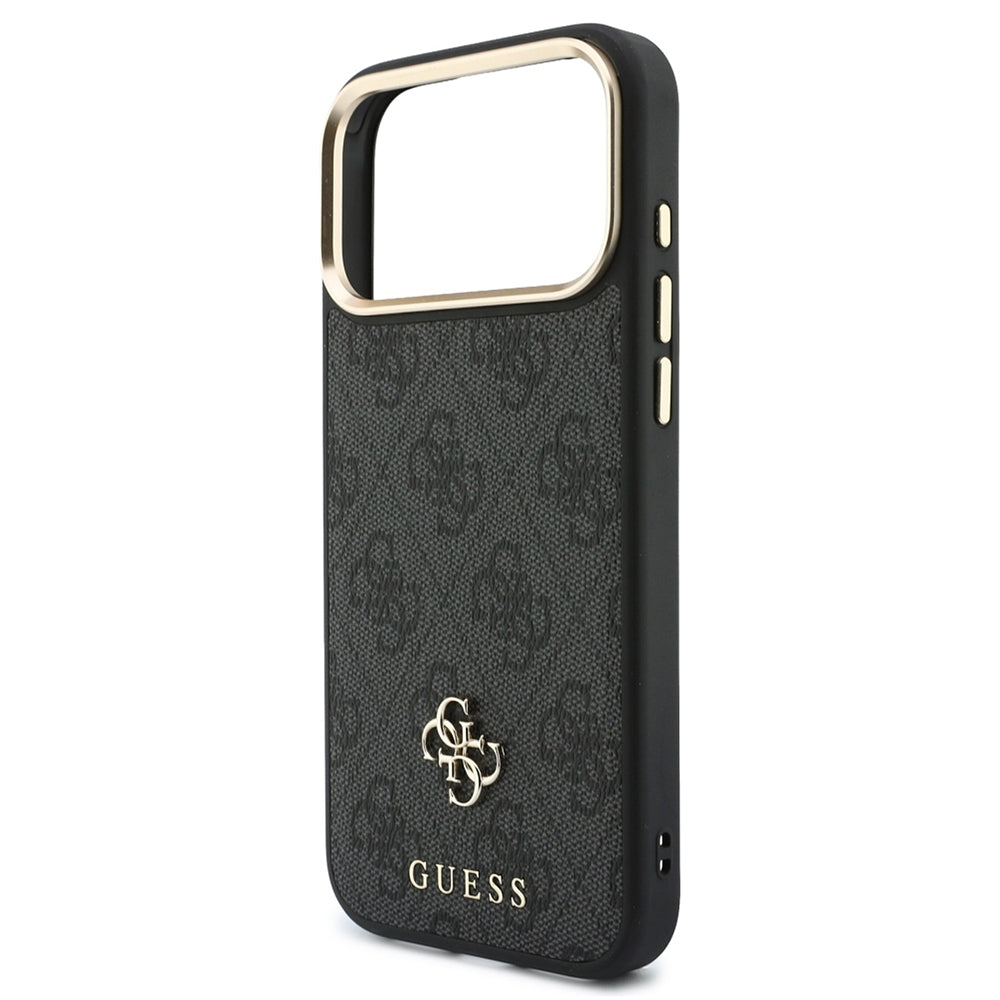 Capa MagSafe para Apple iPhone 18 Pro / 17 Pro, Guess, 4G Cardslot & Big Strap, Preta