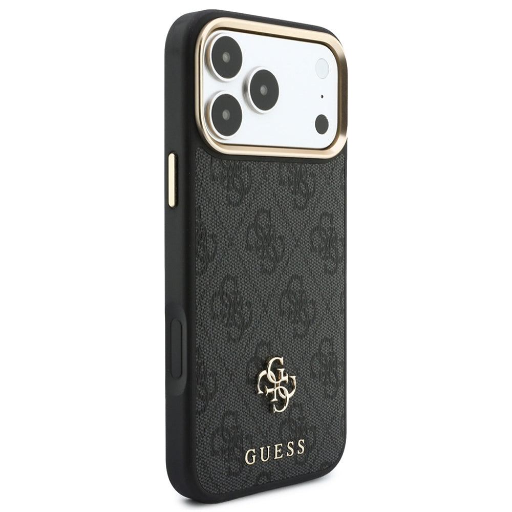 Capa MagSafe para Apple iPhone 18 Pro / 17 Pro, Guess, 4G Cardslot & Big Strap, Preta