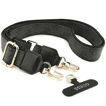 Capa MagSafe para Apple iPhone 18 Pro / 17 Pro, Guess, 4G Cardslot & Big Strap, Preta