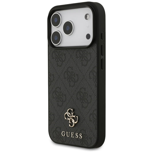 Capa MagSafe para Apple iPhone 18 Pro / 17 Pro, Guess, 4G Small and Classic, Preta