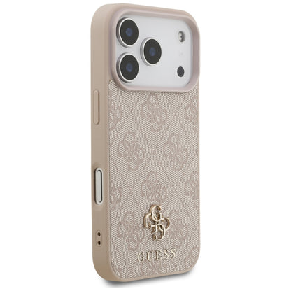 Capa MagSafe para Apple iPhone 18 Pro / 17 Pro, Guess, 4G Small and Classic, Rosa