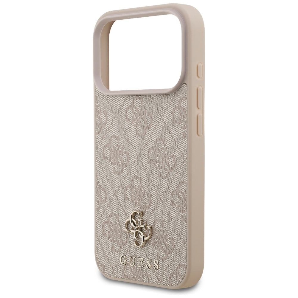 Capa MagSafe para Apple iPhone 18 Pro / 17 Pro, Guess, 4G Small and Classic, Rosa