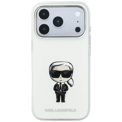 Capa MagSafe para Apple iPhone 18 Pro / 17 Pro, Karl Lagerfeld, HC IML Ikonik Sketch Print, Bege