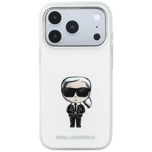 Capa MagSafe para Apple iPhone 18 Pro / 17 Pro, Karl Lagerfeld, HC IML Ikonik Sketch Print, Bege
