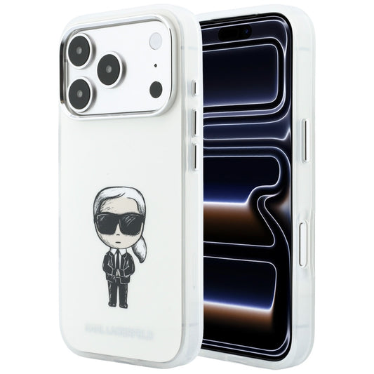 Capa MagSafe para Apple iPhone 18 Pro / 17 Pro, Karl Lagerfeld, HC IML Ikonik Sketch Print, Bege