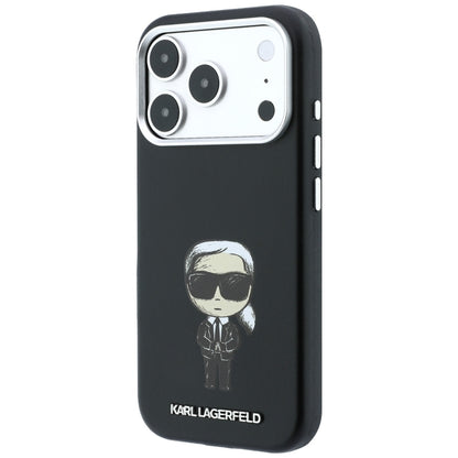Capa MagSafe para Apple iPhone 18 Pro / 17 Pro, Karl Lagerfeld, Ikonik Sketch, Preta