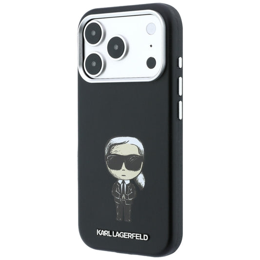 Capa MagSafe para Apple iPhone 18 Pro / 17 Pro, Karl Lagerfeld, Ikonik Sketch, Preta