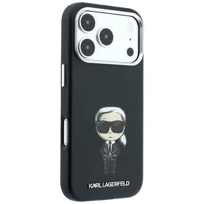 Capa MagSafe para Apple iPhone 18 Pro / 17 Pro, Karl Lagerfeld, Ikonik Sketch, Preta