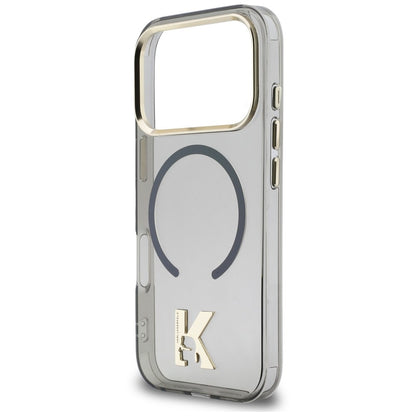 Capa MagSafe para Apple iPhone 18 Pro / 17 Pro, Karl Lagerfeld, IML Karl Head Logo, Preta