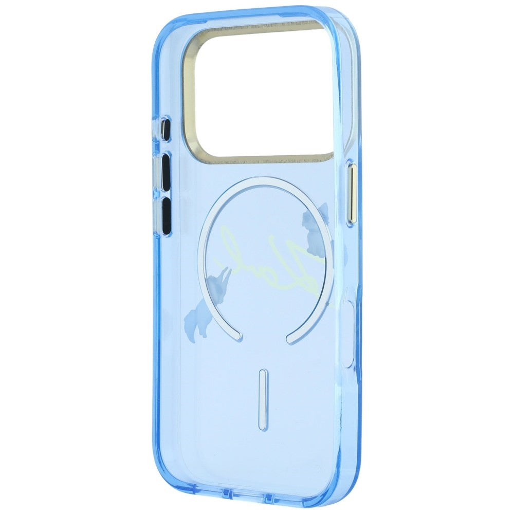 Capa MagSafe para Apple iPhone 18 Pro / 17 Pro, Karl Lagerfeld, IML Karl Script Logo, Azul